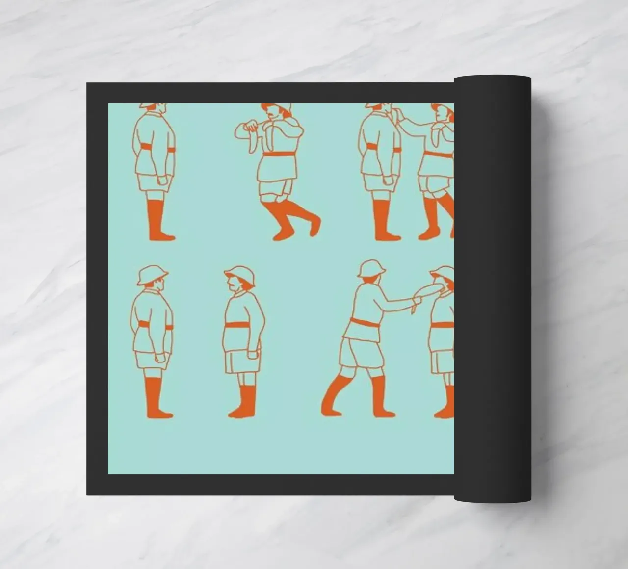 Monty Python - Fish Slap doormat by Niege Borges