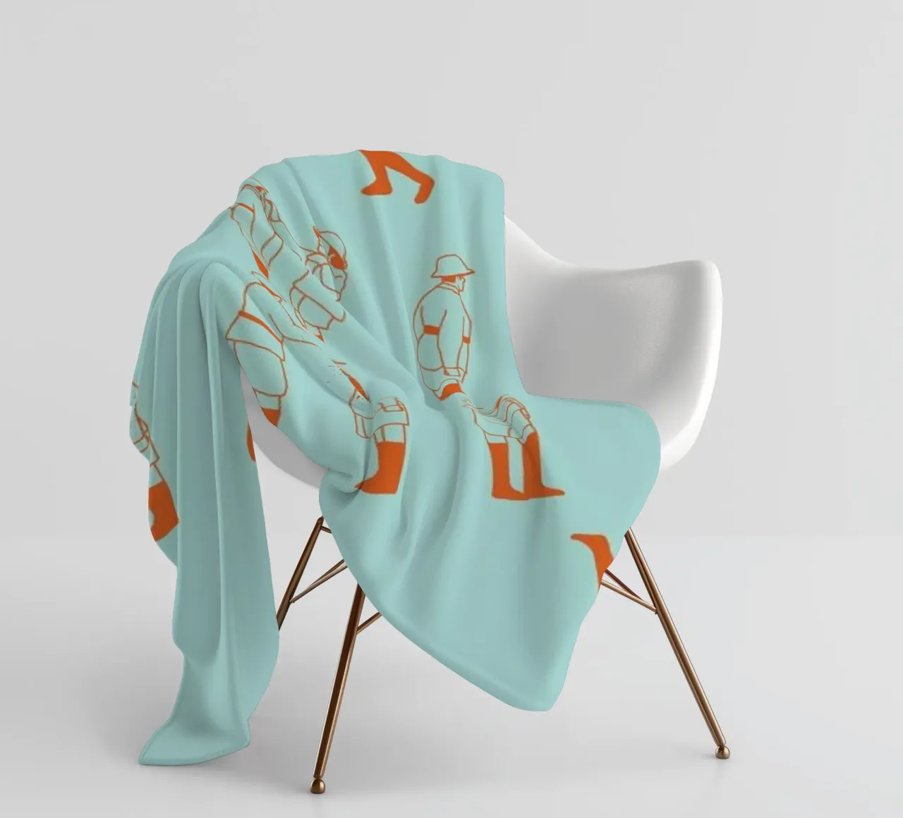 Monty Python - Fish Slap coperta in pile da Niege Borges