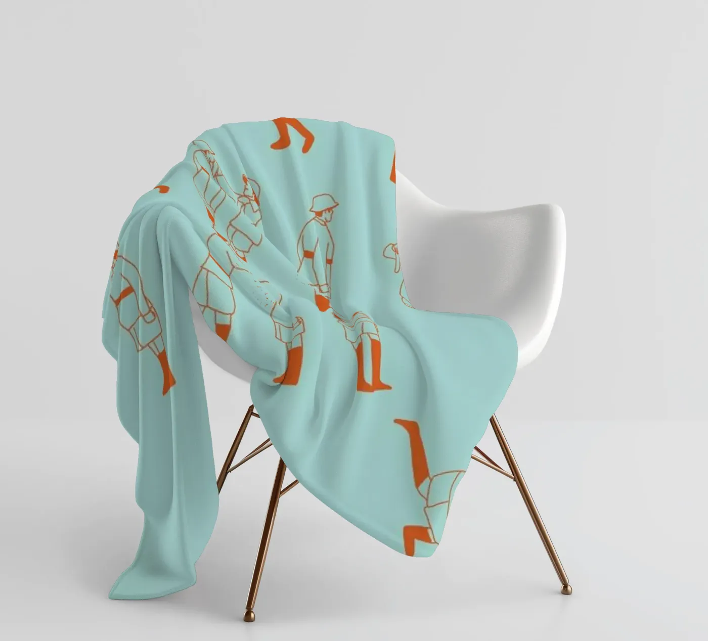 Monty Python - Fish Slap coperta in pile da Niege Borges