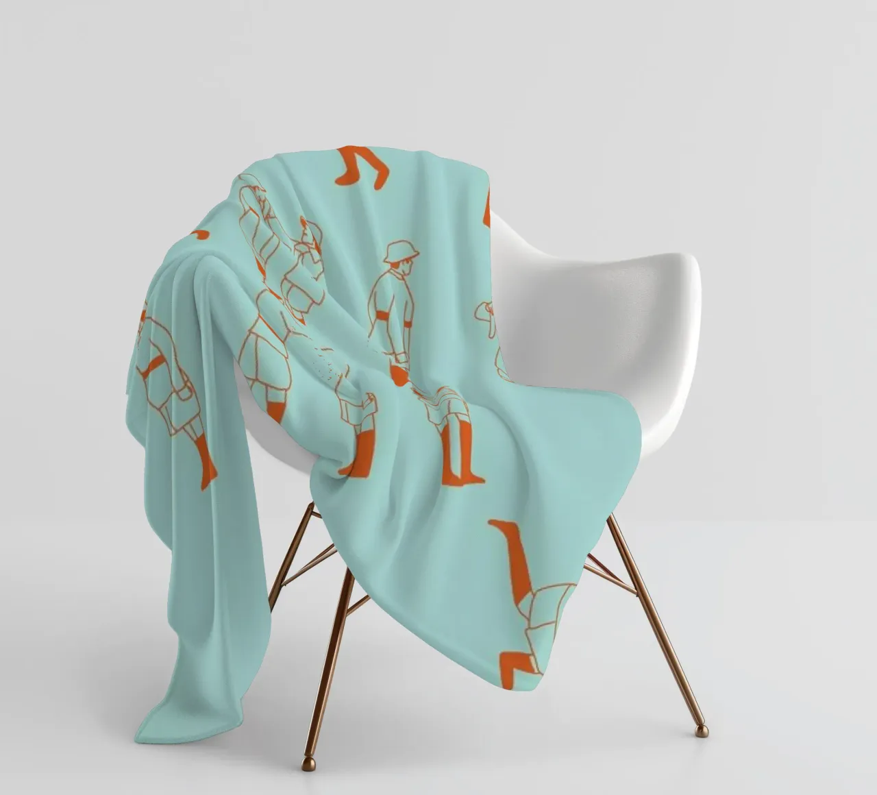 Monty Python - Fish Slap coperta in pile da Niege Borges