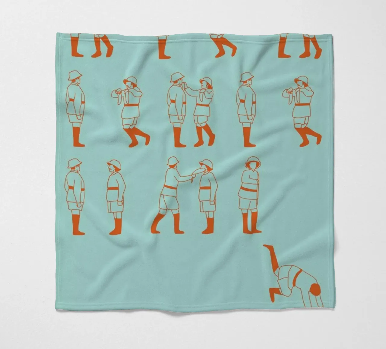 Monty Python - Fish Slap coperta in pile da Niege Borges