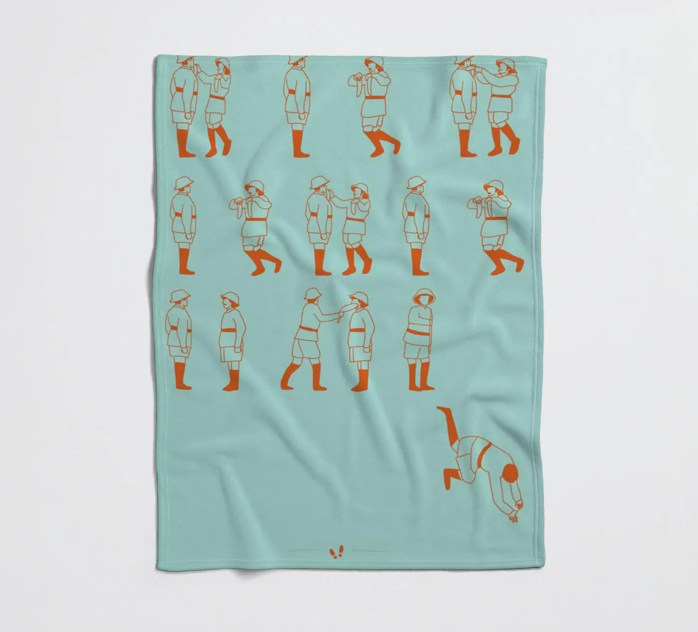 Monty Python - Fish Slap coperta in pile da Niege Borges