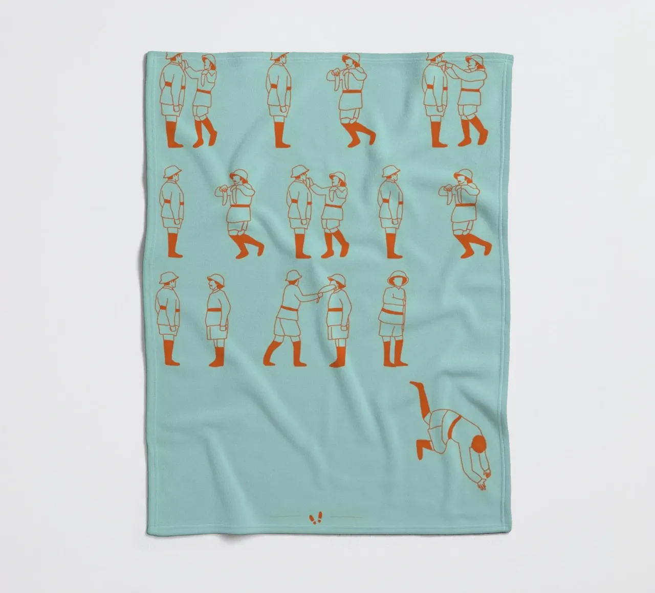 Monty Python - Fish Slap coperta in pile da Niege Borges