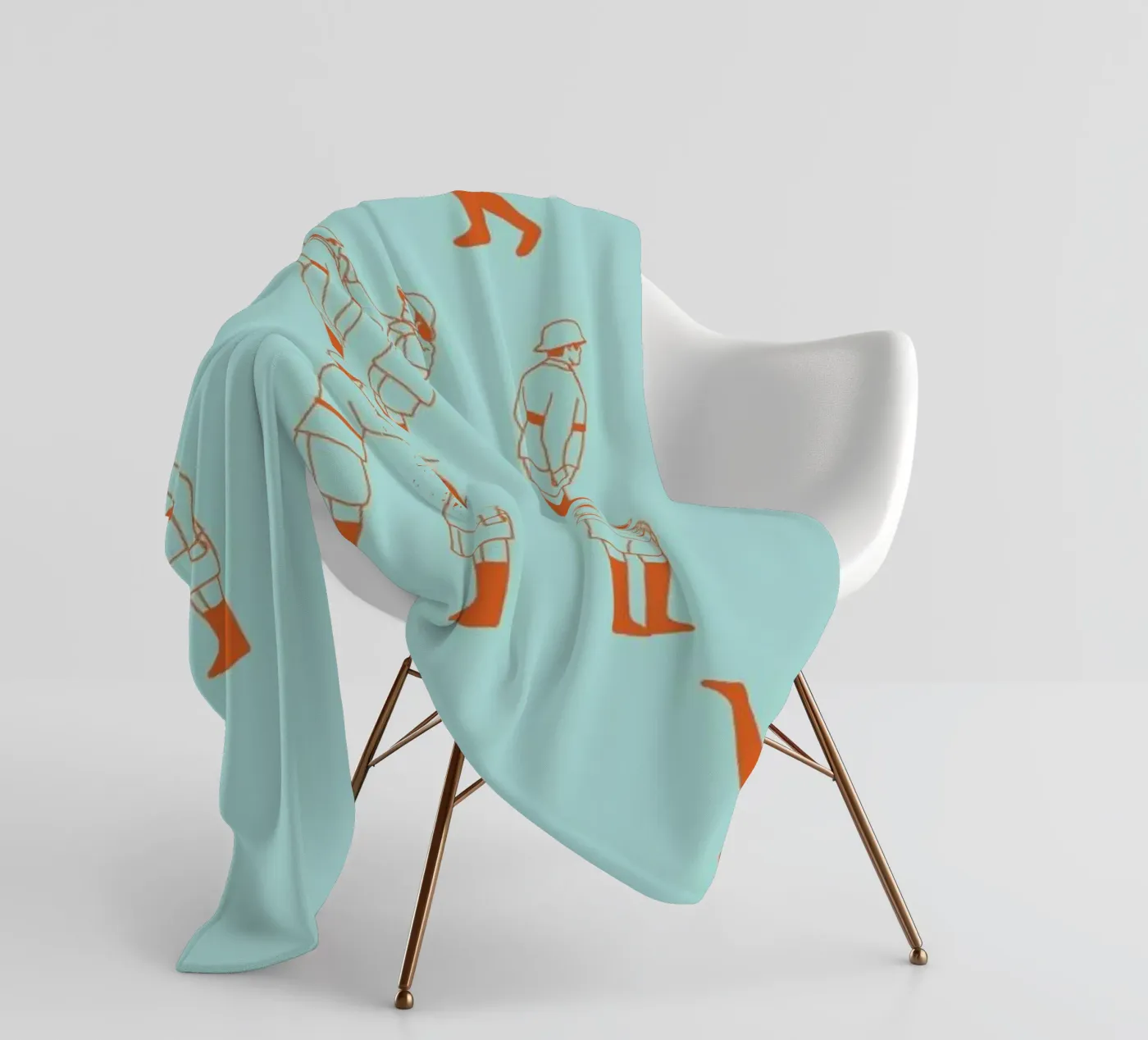 Monty Python - Fish Slap coperta in pile da Niege Borges
