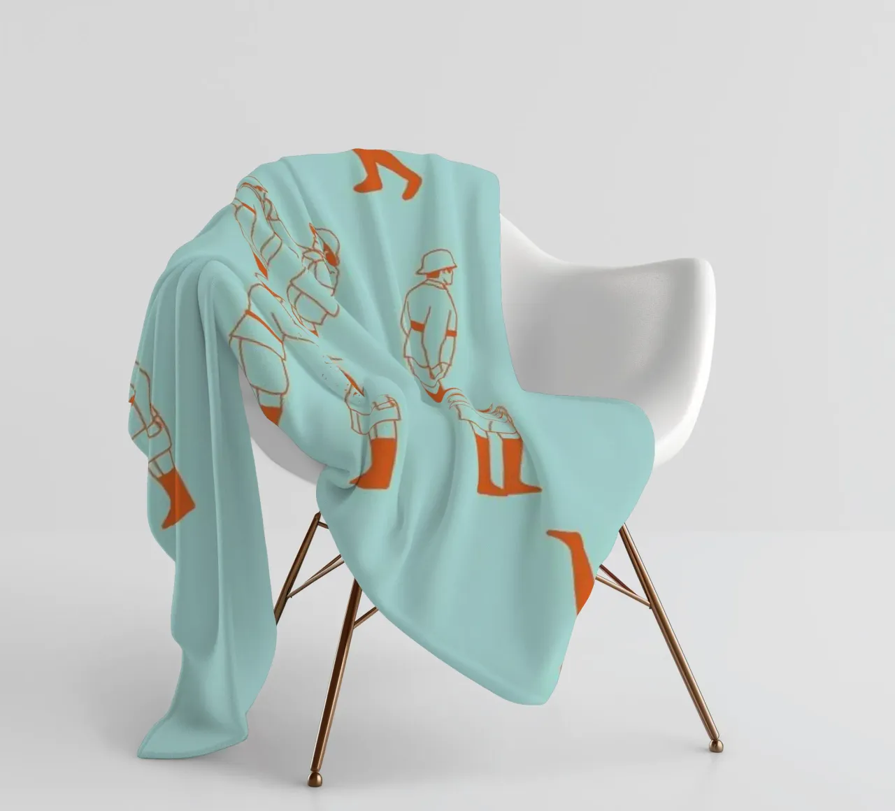 Monty Python - Fish Slap coperta in pile da Niege Borges