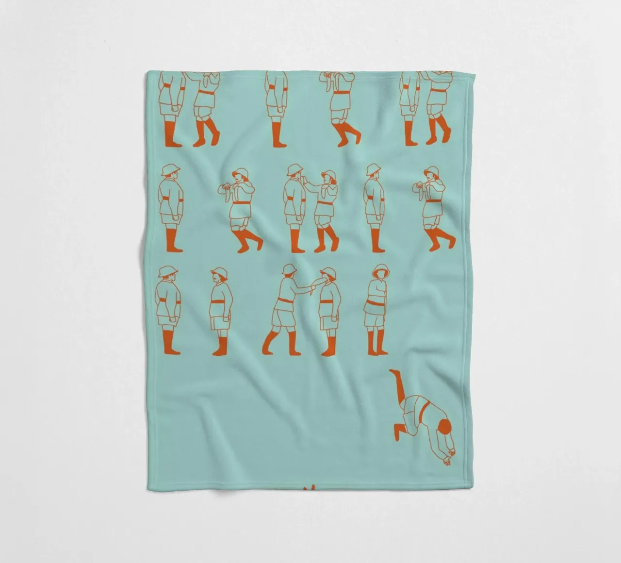 Monty Python - Fish Slap coperta in pile da Niege Borges