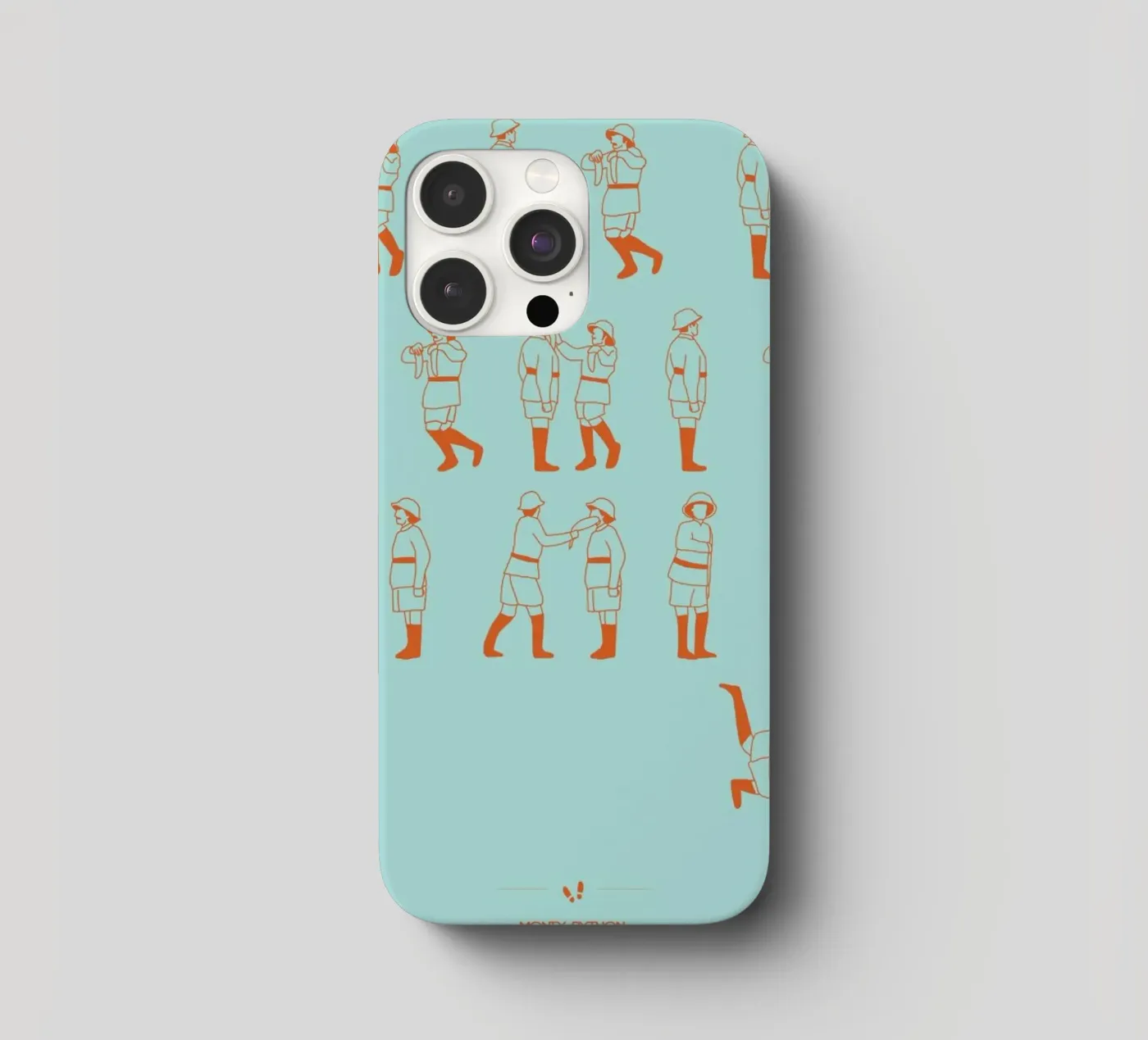 Monty Python - Fish Slap iphone case by Niege Borges