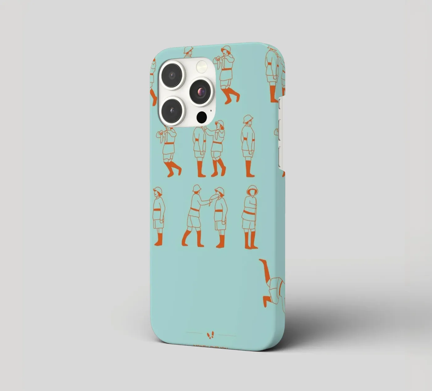 Monty Python - Fish Slap iphone case by Niege Borges