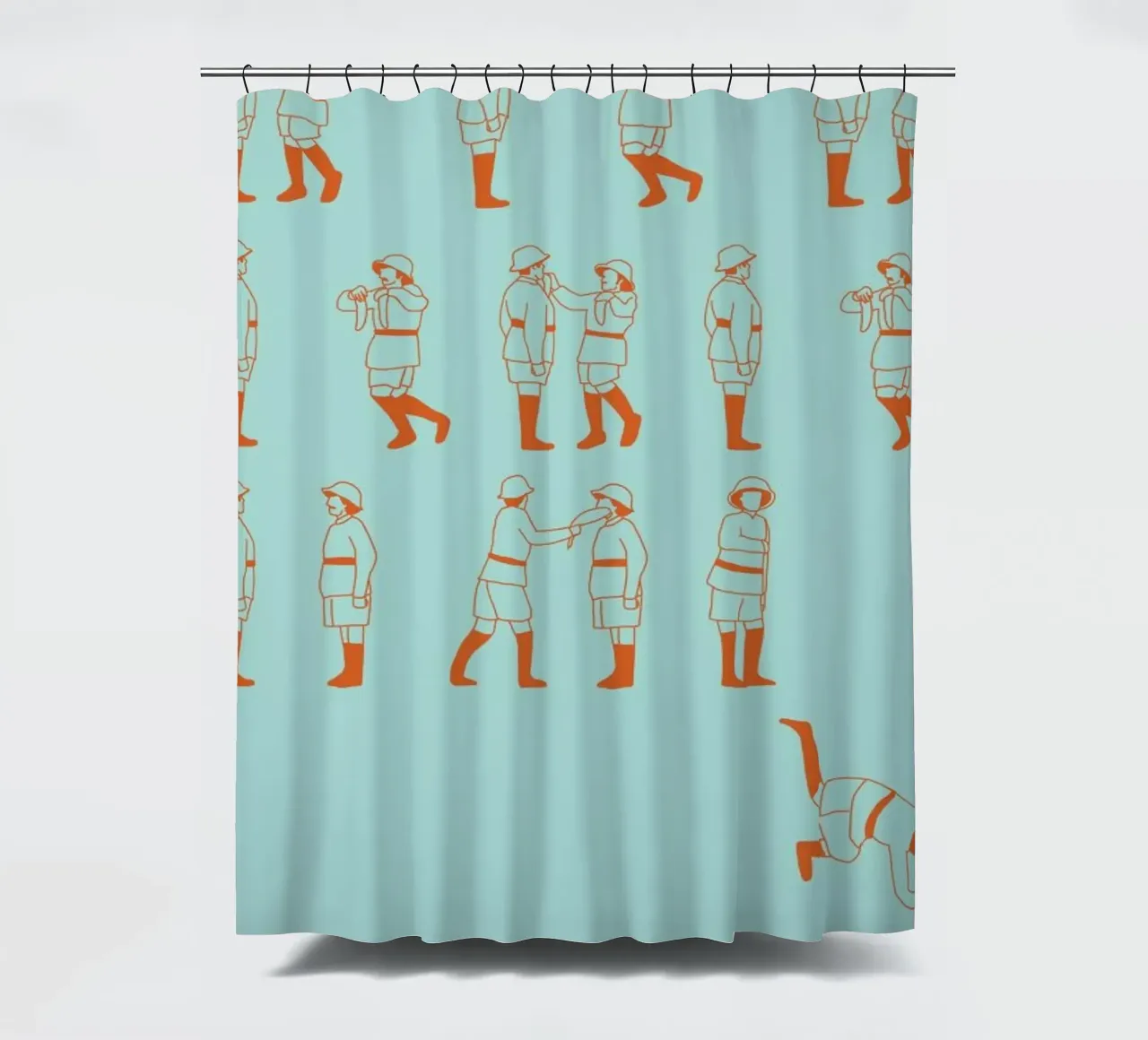 Monty Python - Fish Slap tenda da doccia da Niege Borges