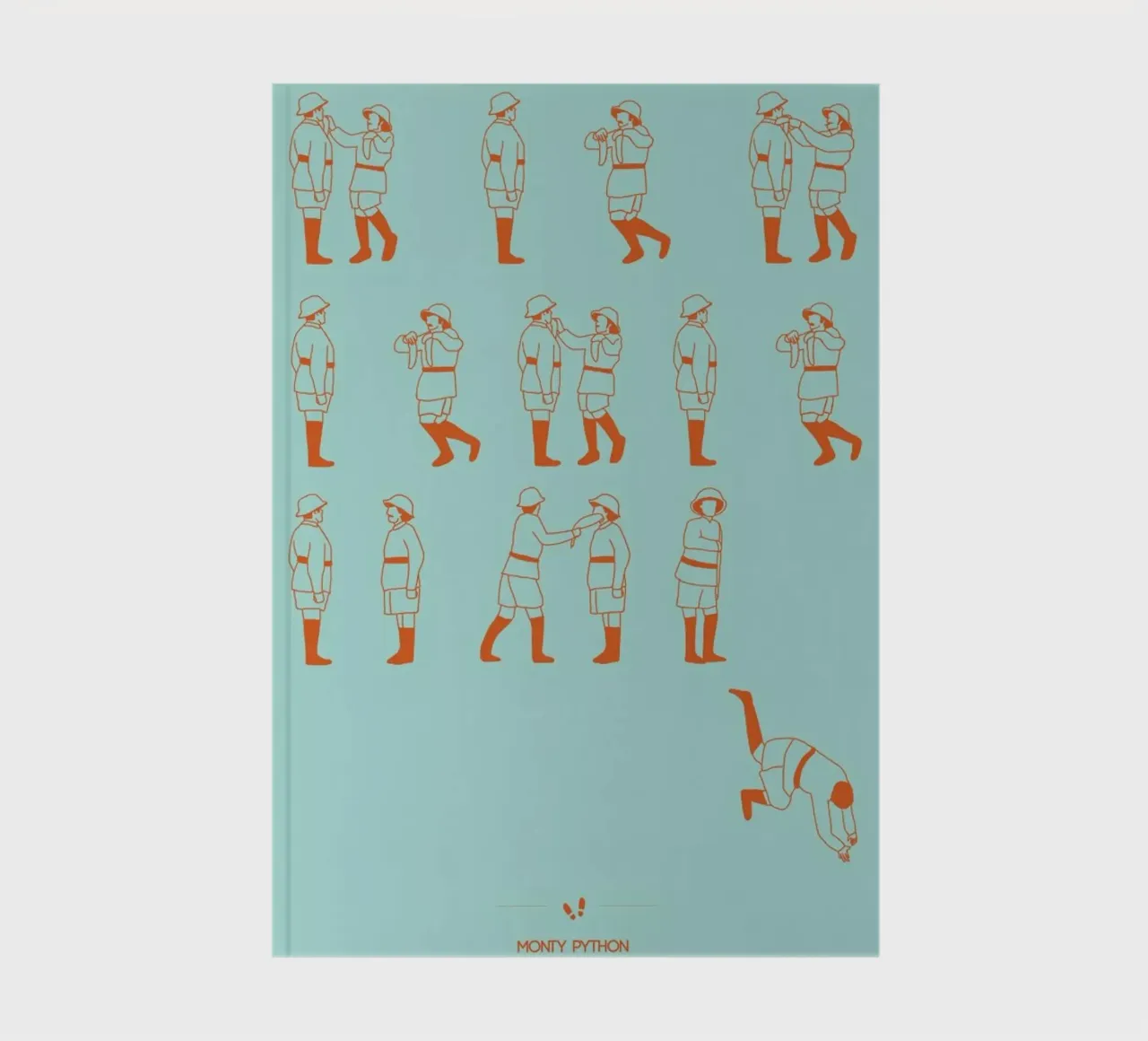 Monty Python - Fish Slap notebook by Niege Borges