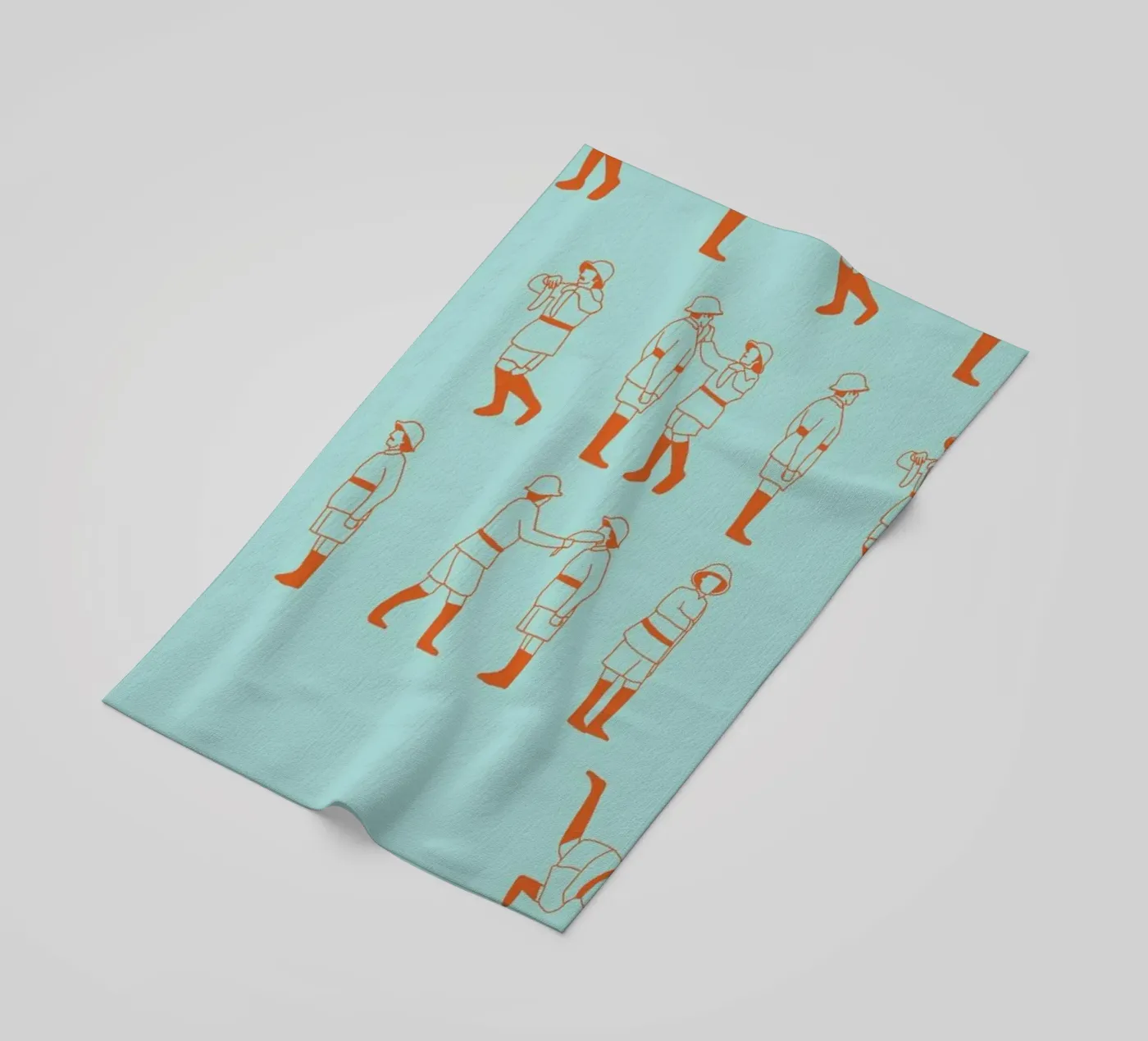 Monty Python - Fish Slap serviette de plage de Niege Borges