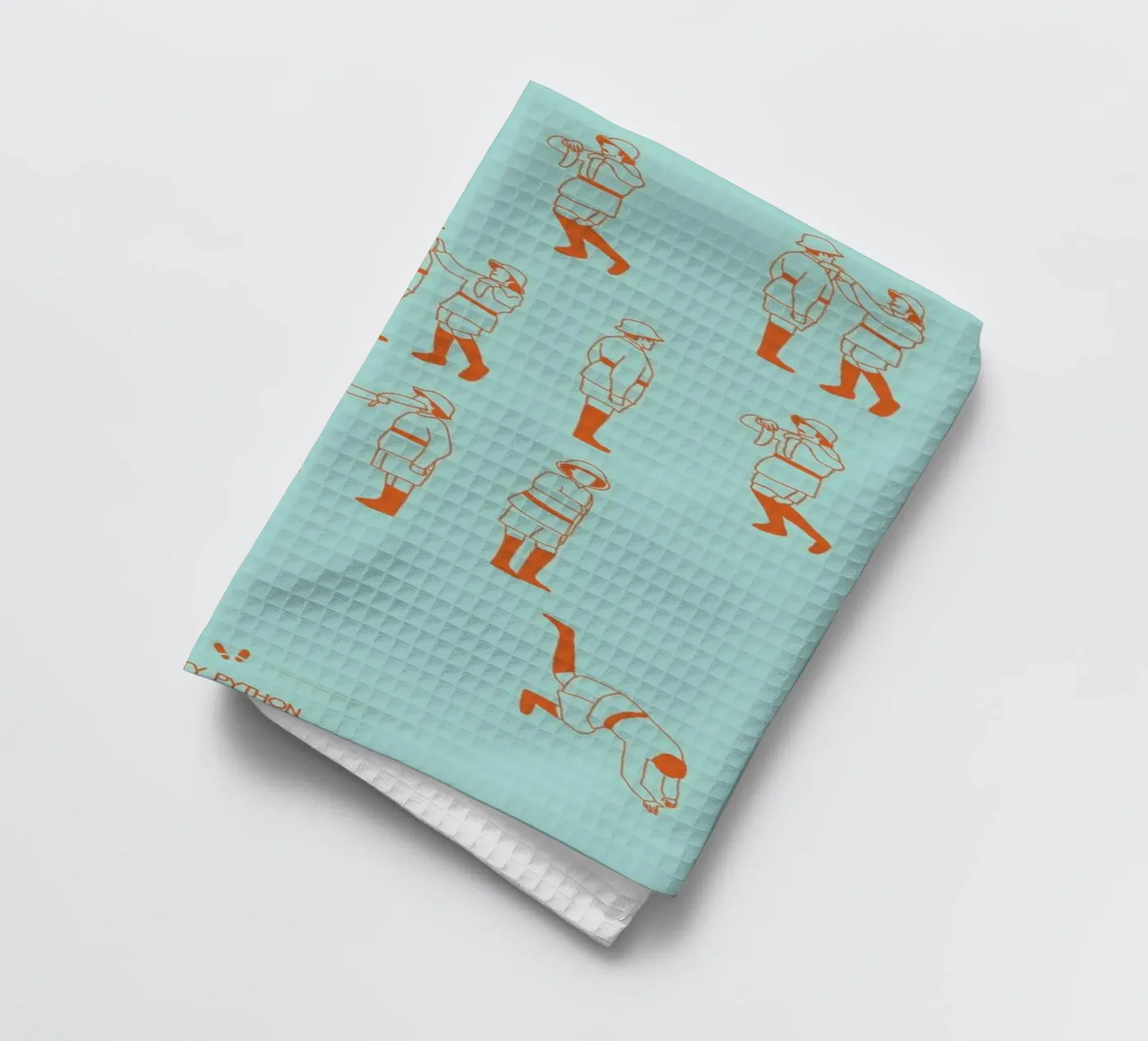 Monty Python - Fish Slap Geschirrtuch von Niege Borges