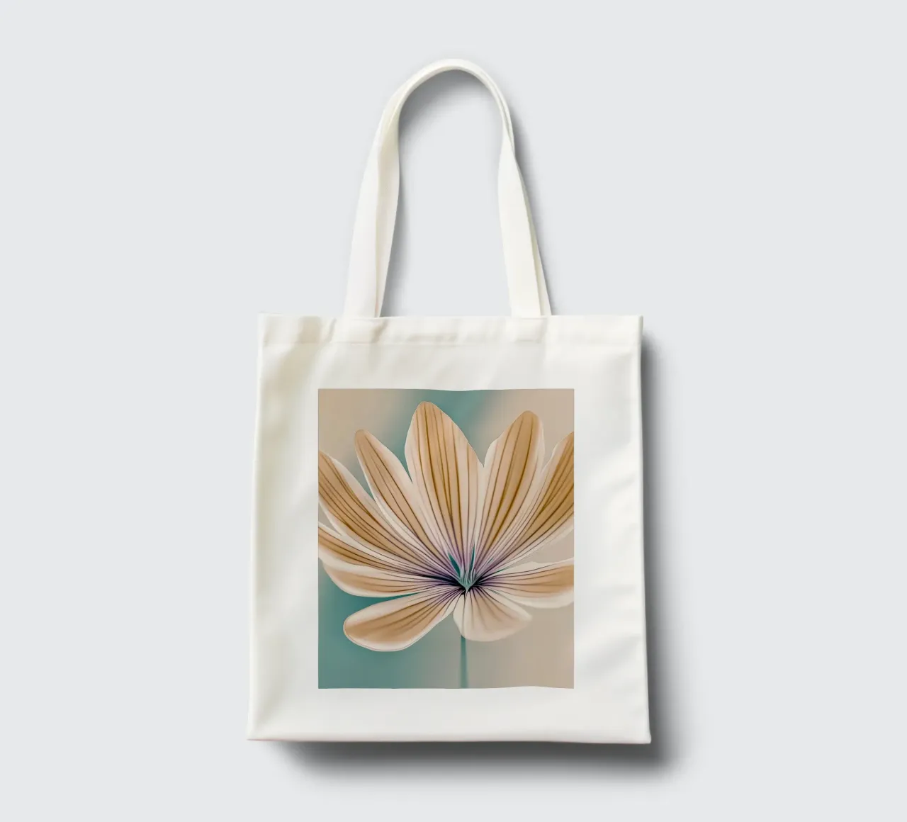Abstract flower tote bag by Imagine
