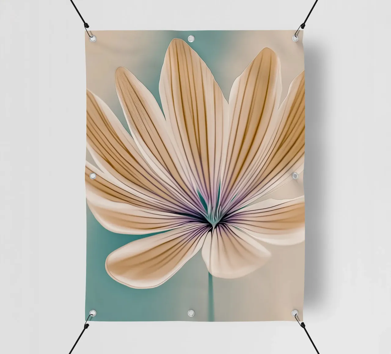 Fleur abstraite bâche pvc de Imagine