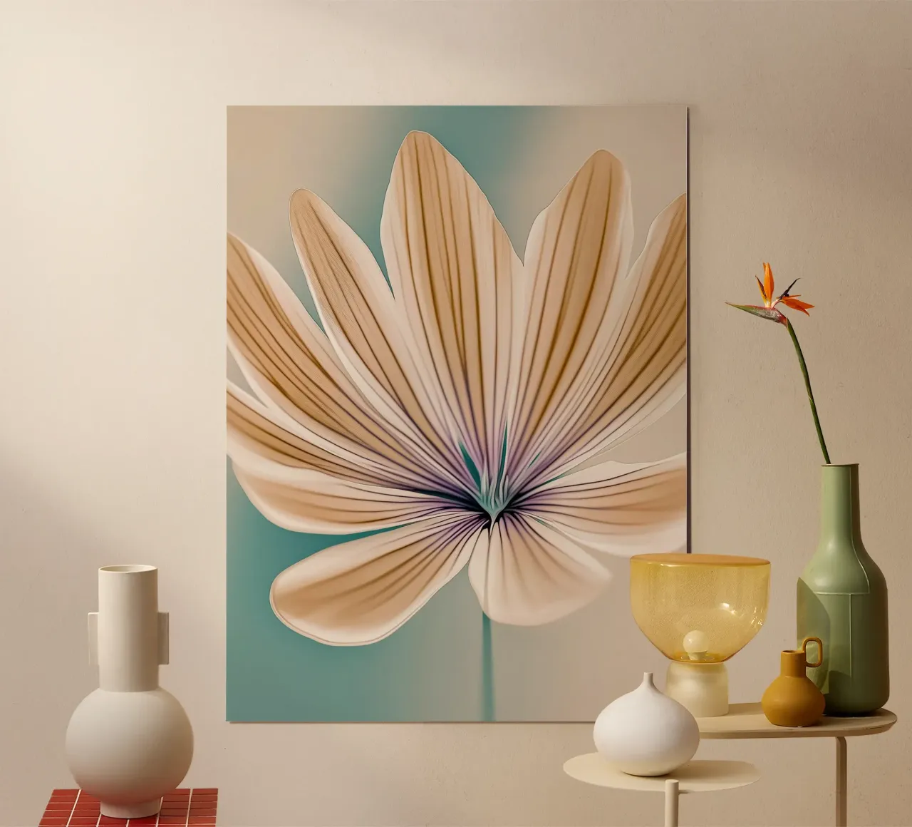 Abstract flower poster by Imagine