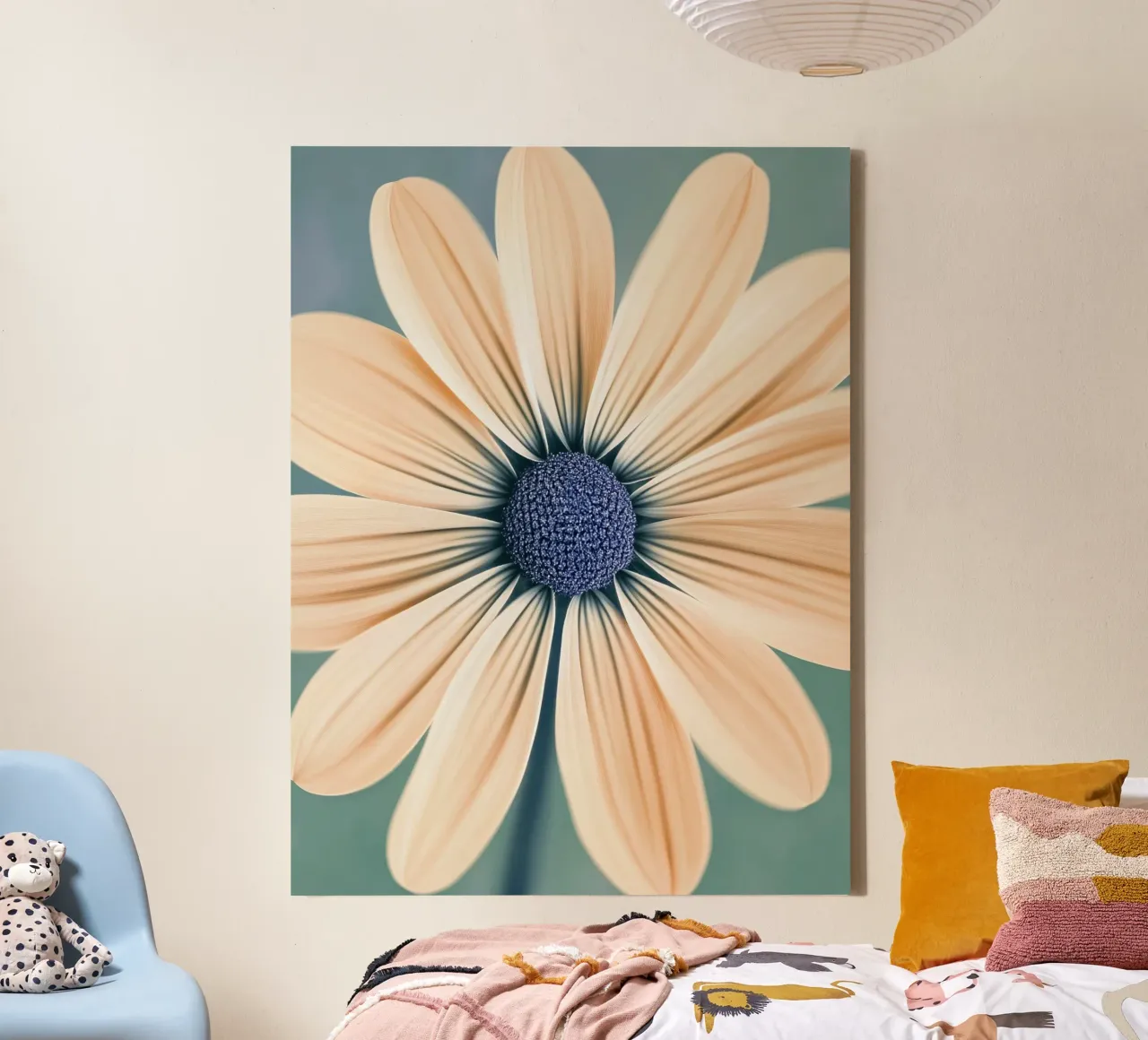 Abstract flower canvas by Imagine