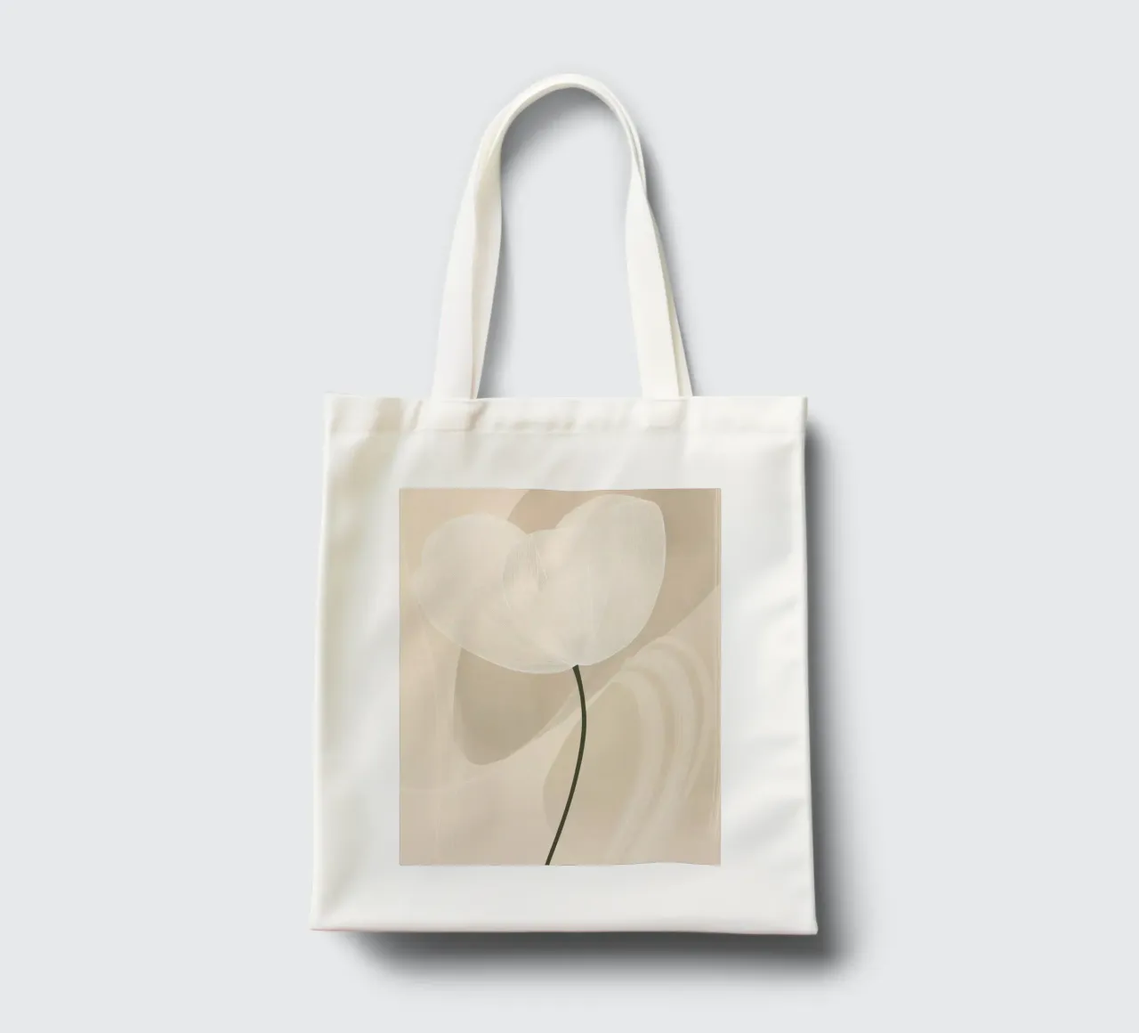 Abstract flower tote bag by Imagine