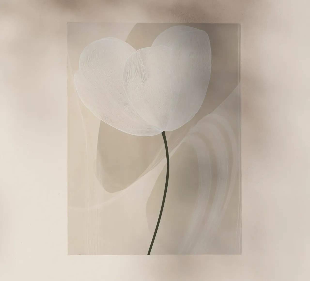 Abstract flower backlit film by Imagine
