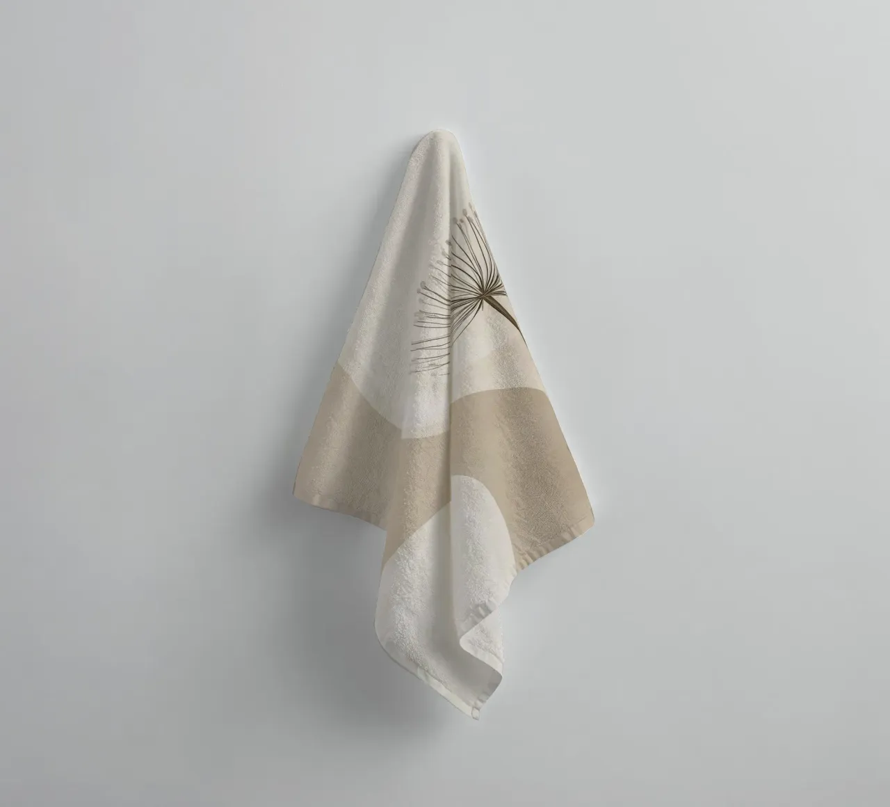 Abstract botanisch towel by Imagine