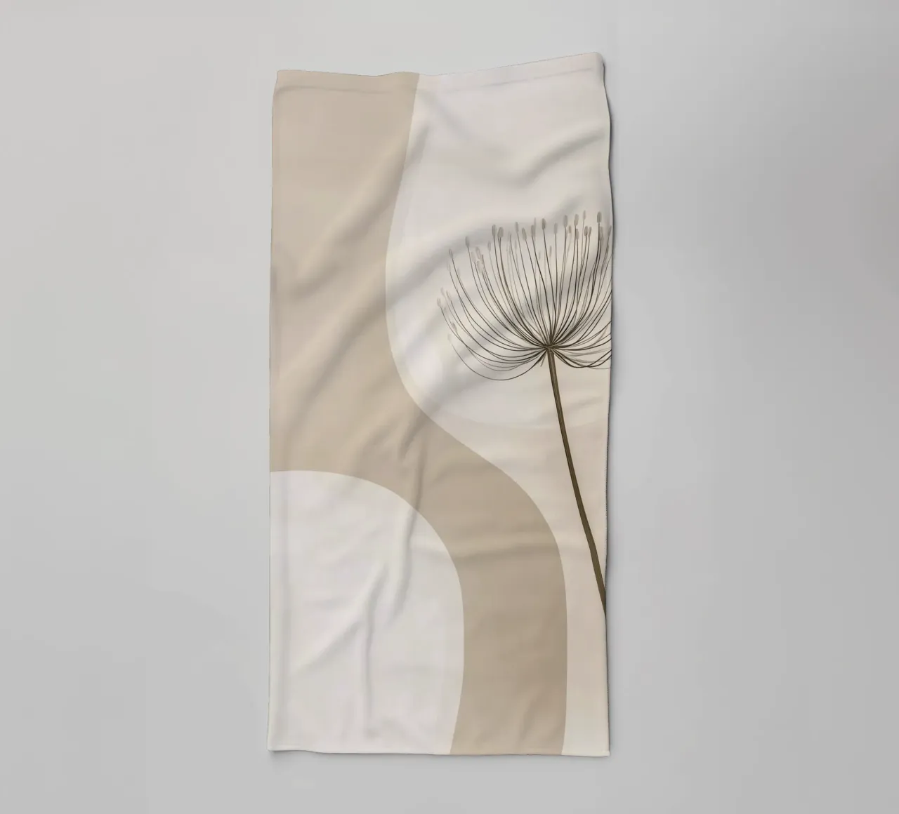 Abstract botanisch towel by Imagine
