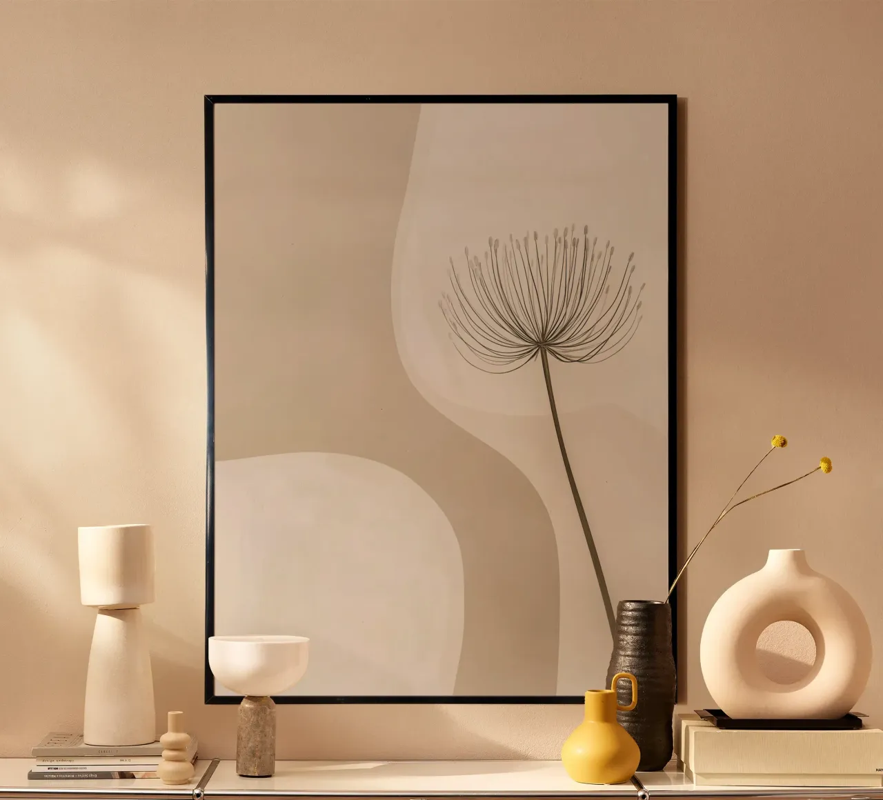 Abstract botanisch hahnemühle van Imagine