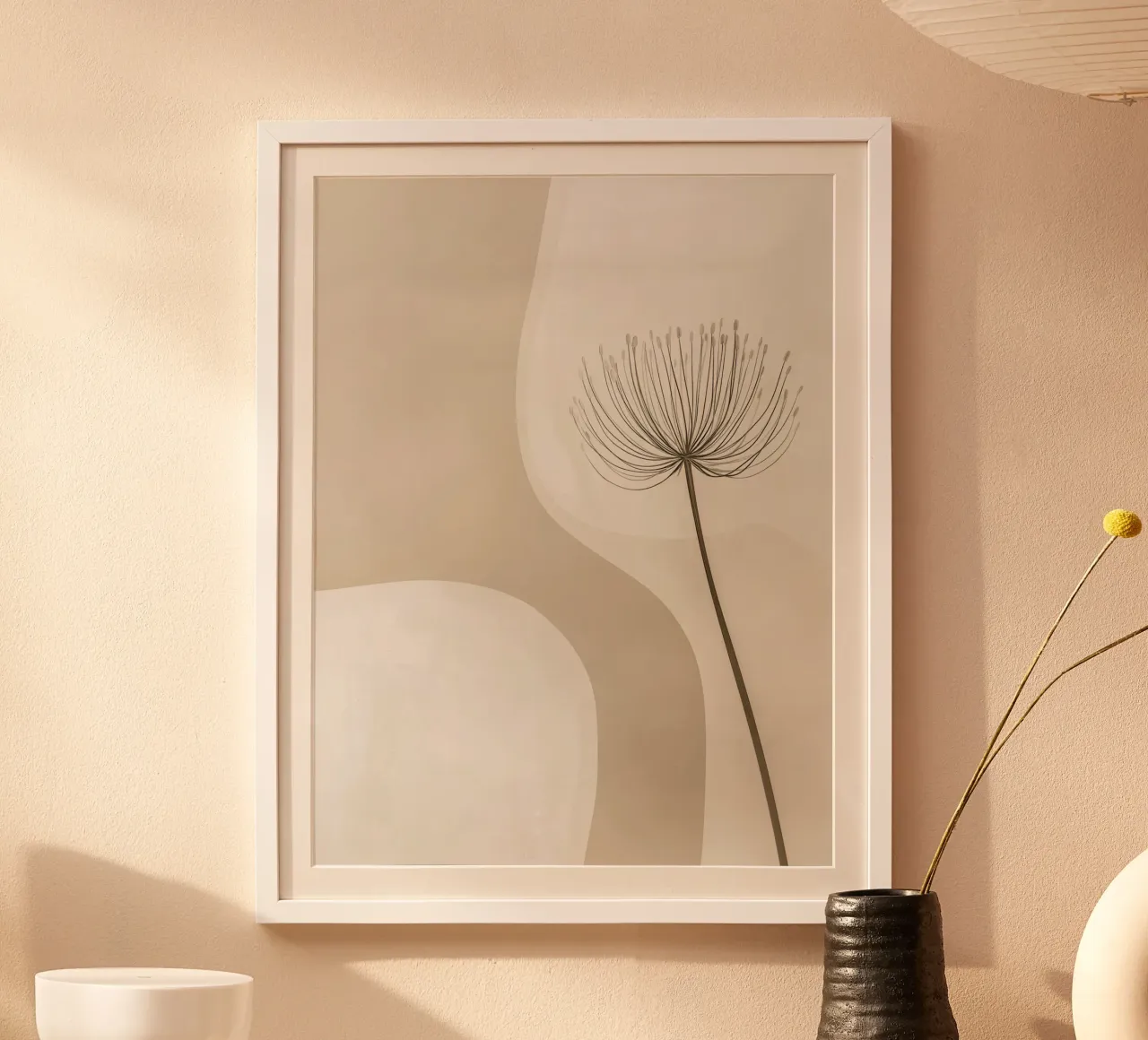 Abstract botanisch hahnemühle van Imagine