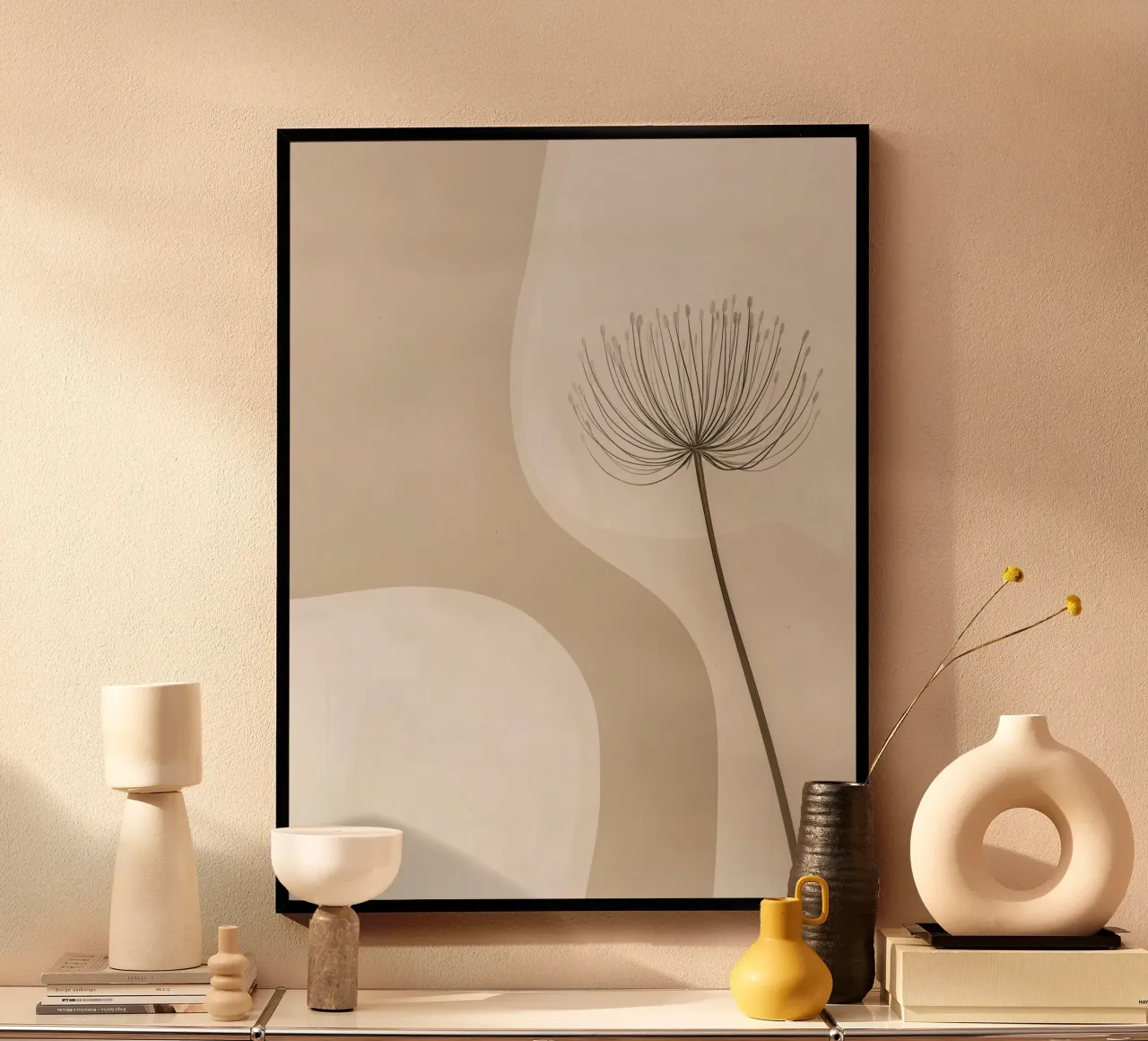 Abstract botanisch hahnemühle van Imagine