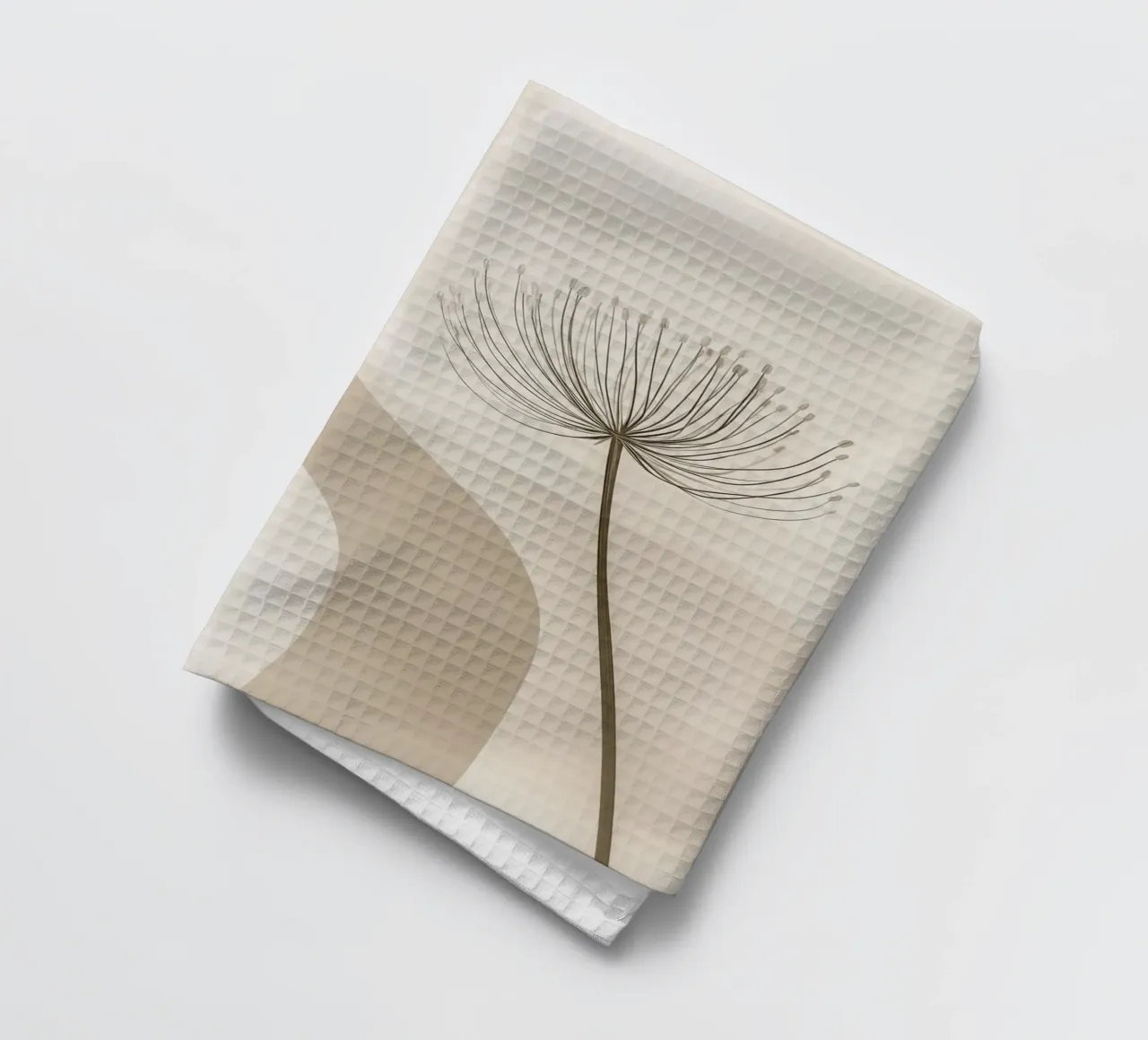 Abstract botanisch tea towel by Imagine