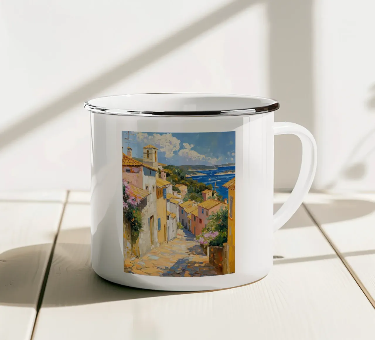 Italia tazza in smalto da Imagine