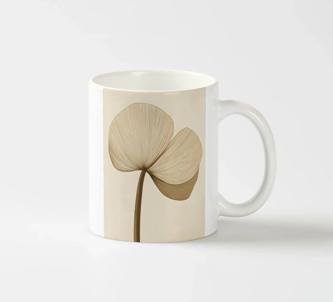 Abstracte bloem keramische mok van Imagine