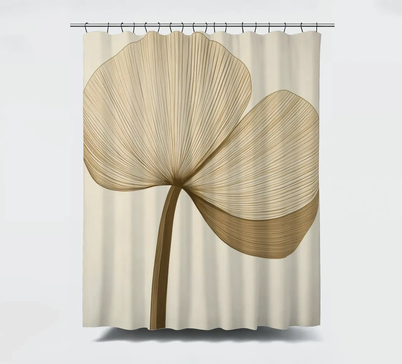 Abstract flower shower curtain by Imagine