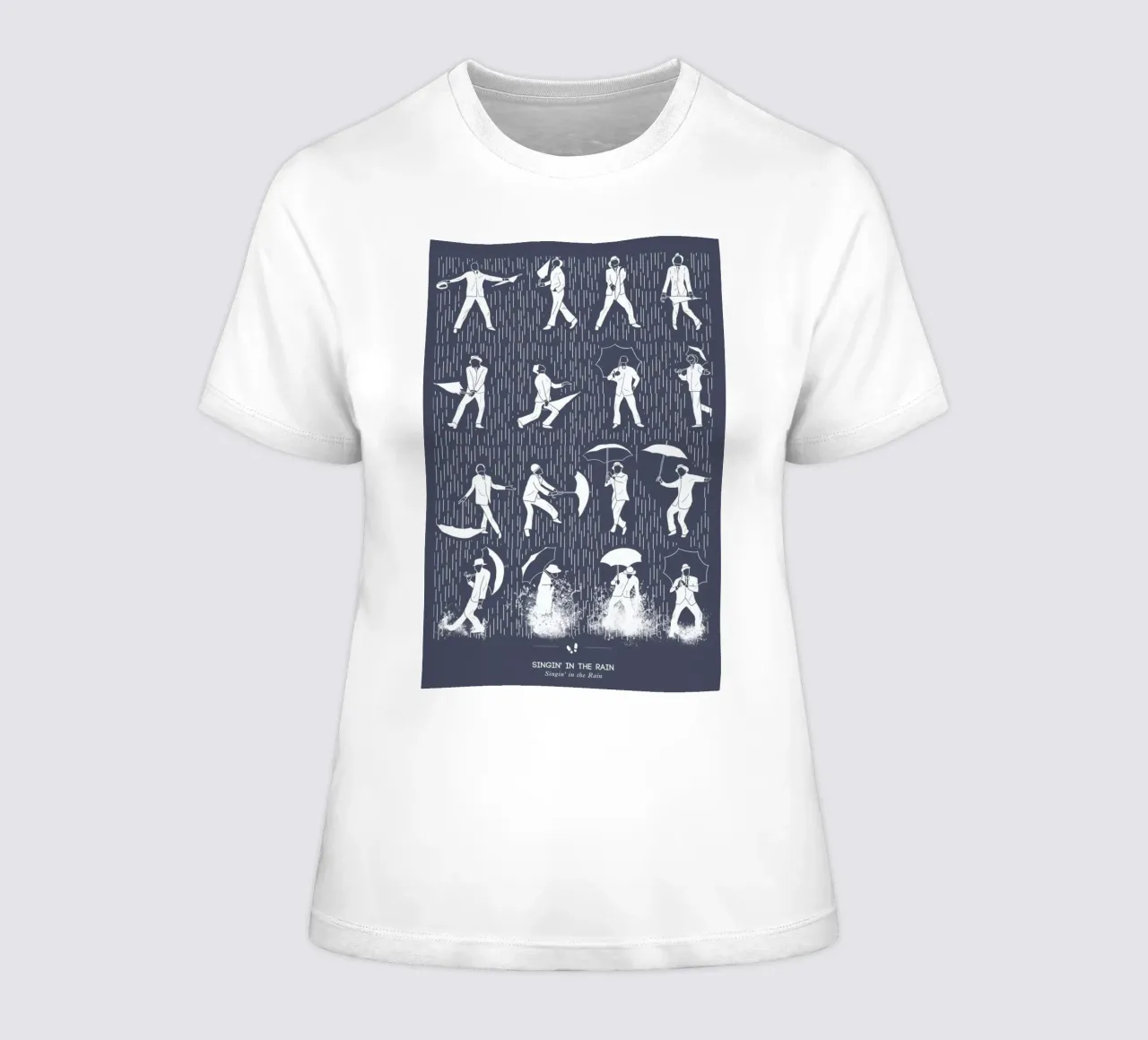 Singin' In the Rain t-shirt da donna da Niege Borges