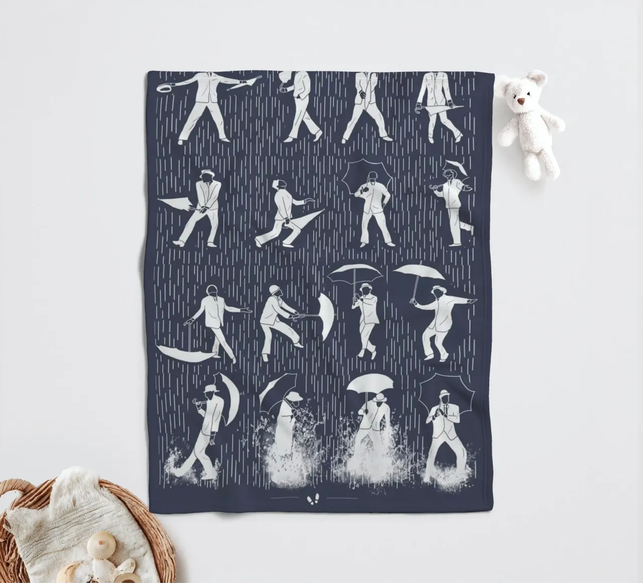 Singin' In the Rain Fleecedecke von Niege Borges