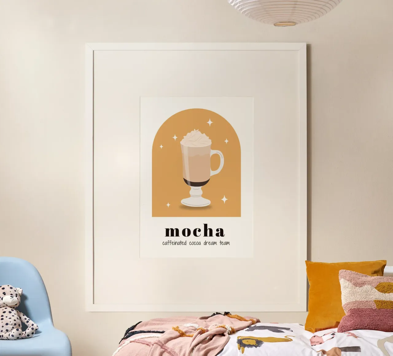 Mocha coffeee print, Coffee Lover poster de pdigitalprints