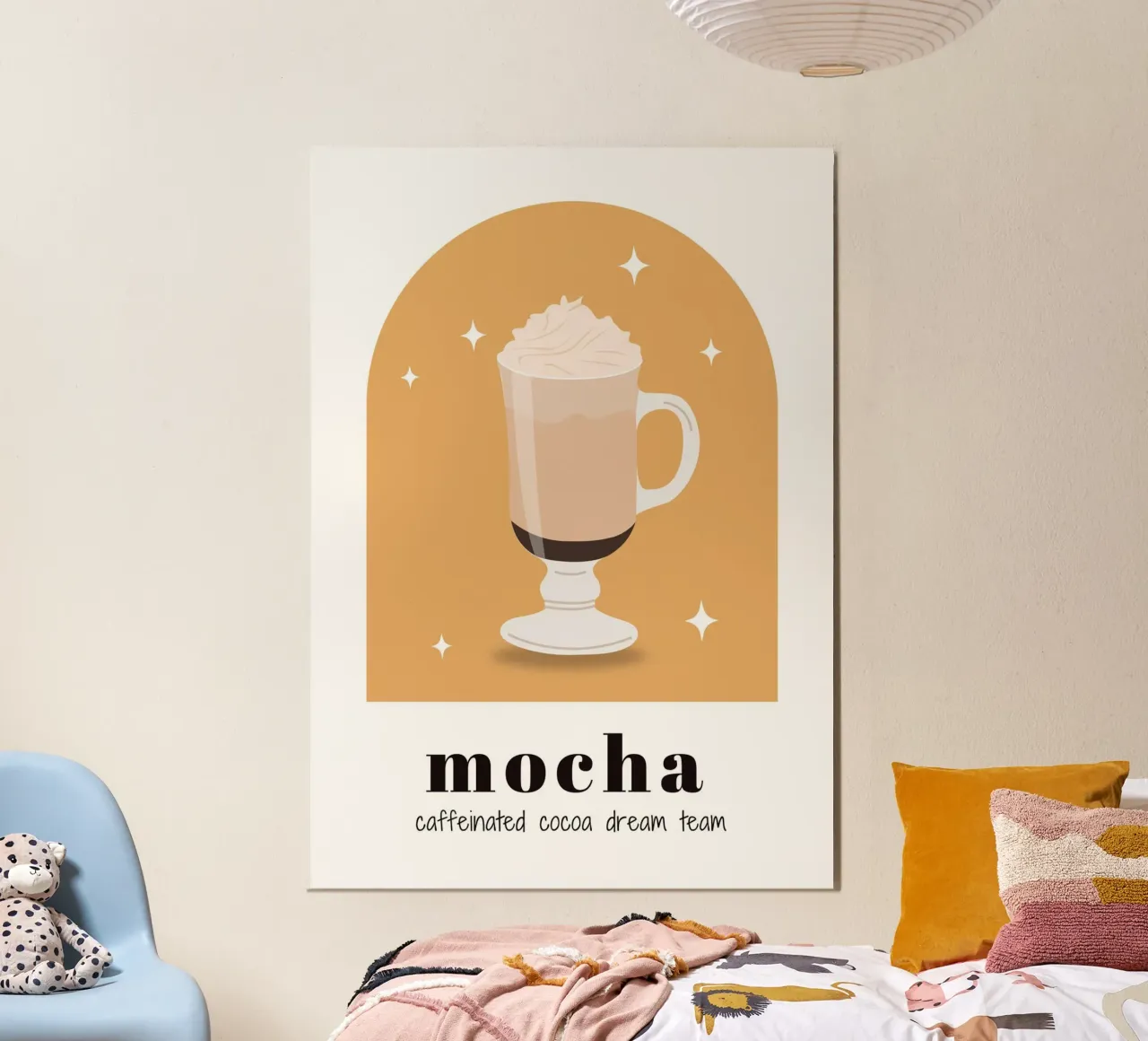 Mocha coffeee print, Coffee Lover poster de pdigitalprints