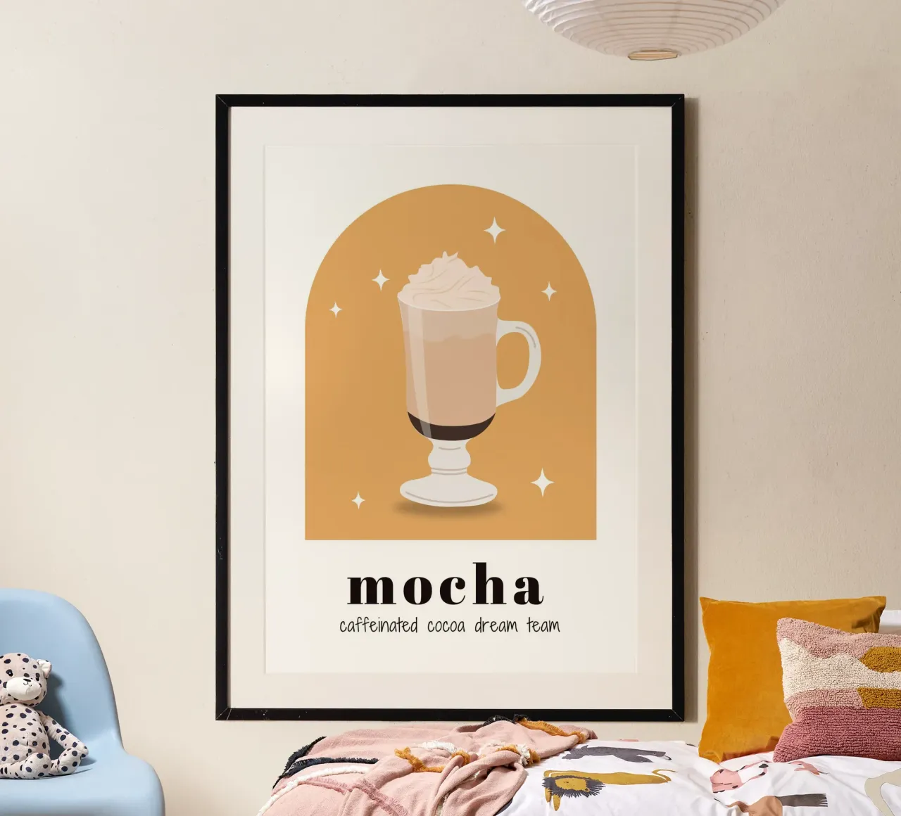 Mocha coffeee print, Coffee Lover poster de pdigitalprints