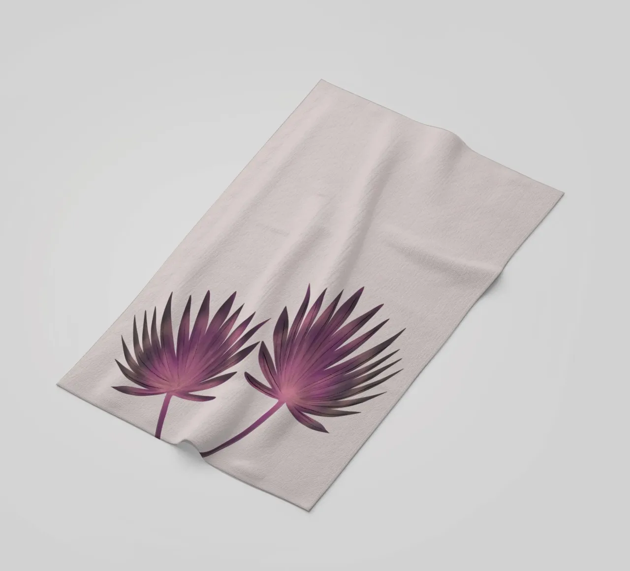 Pink Palms telo mare da anisillustration