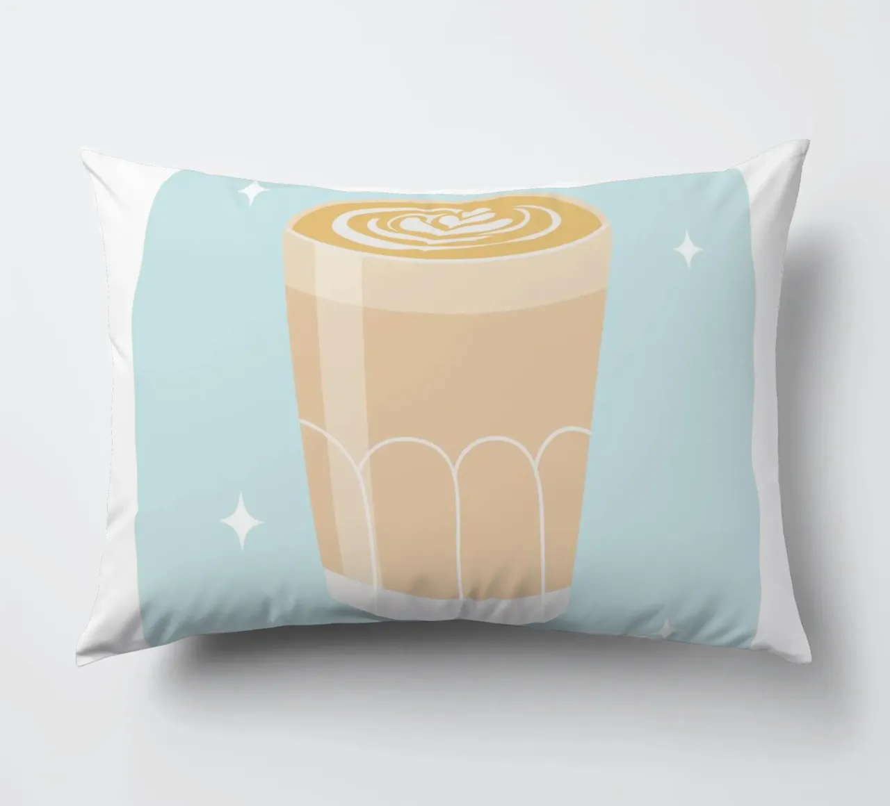 Impression café latte, amateur de café, caféine, coussin de pdigitalprints