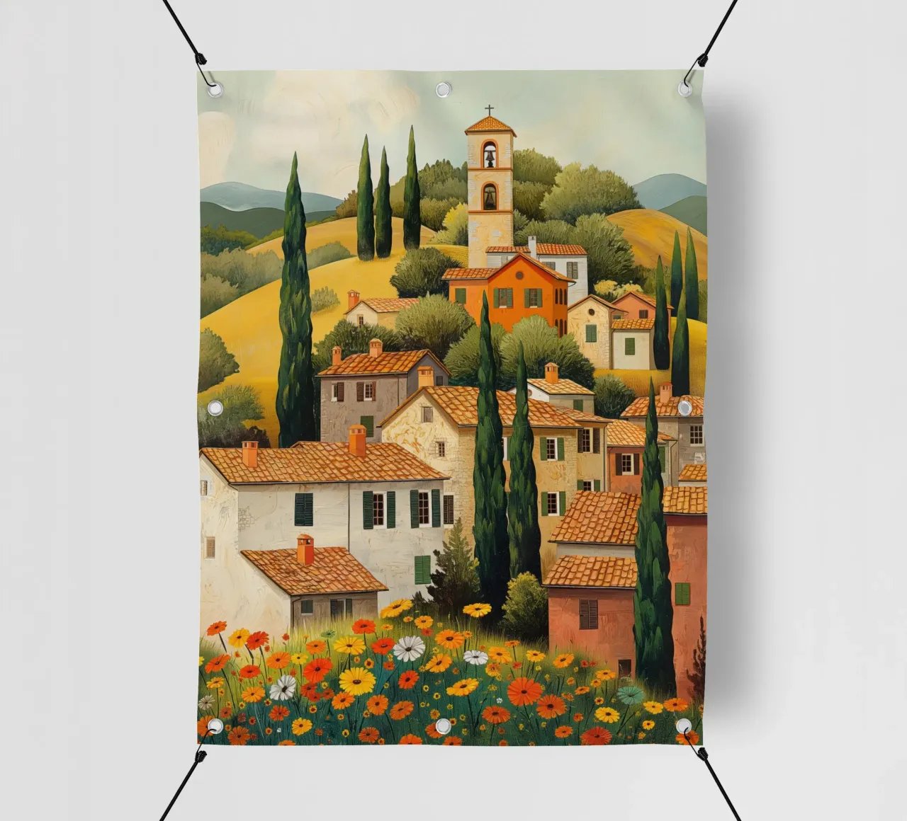 Toscane Italië telo in pvc da Imagine