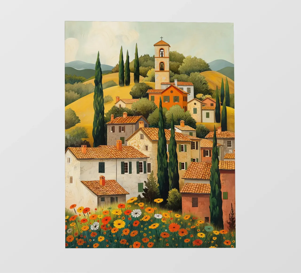 Toscane Italië telo in pvc da Imagine