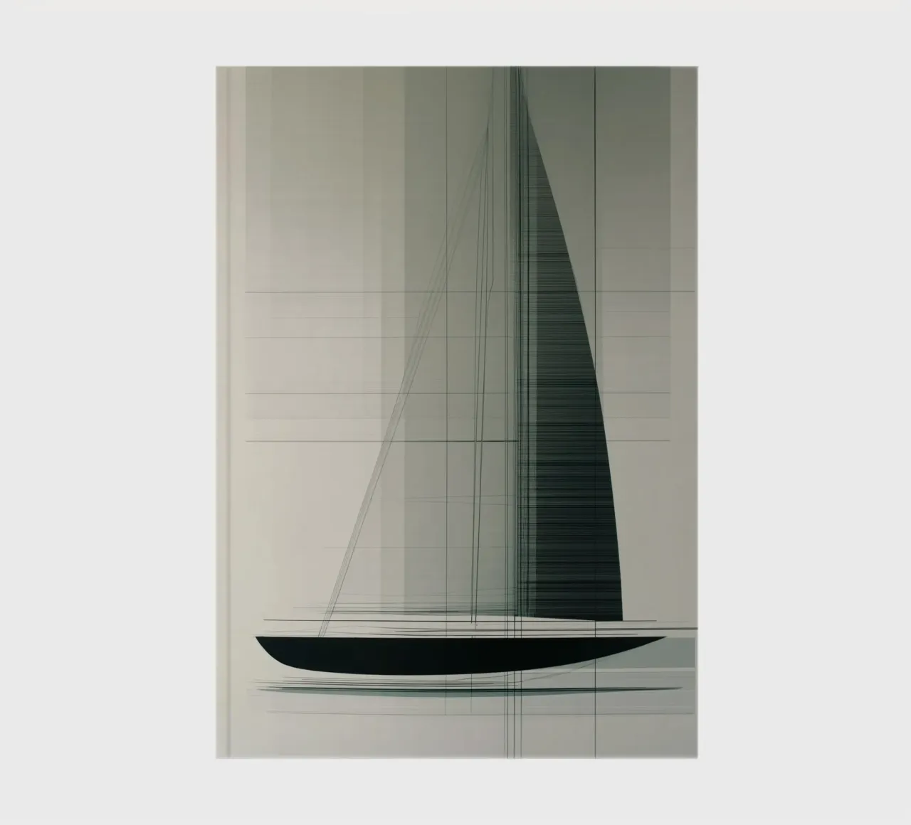 Zeilboot abstract notebook by Imagine