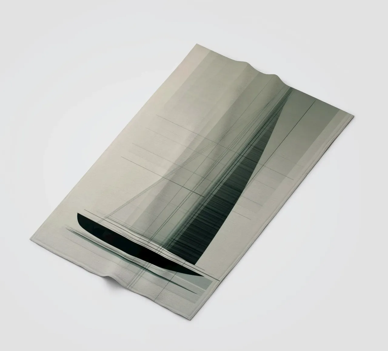 Zeilboot abstract fleece blanket by Imagine