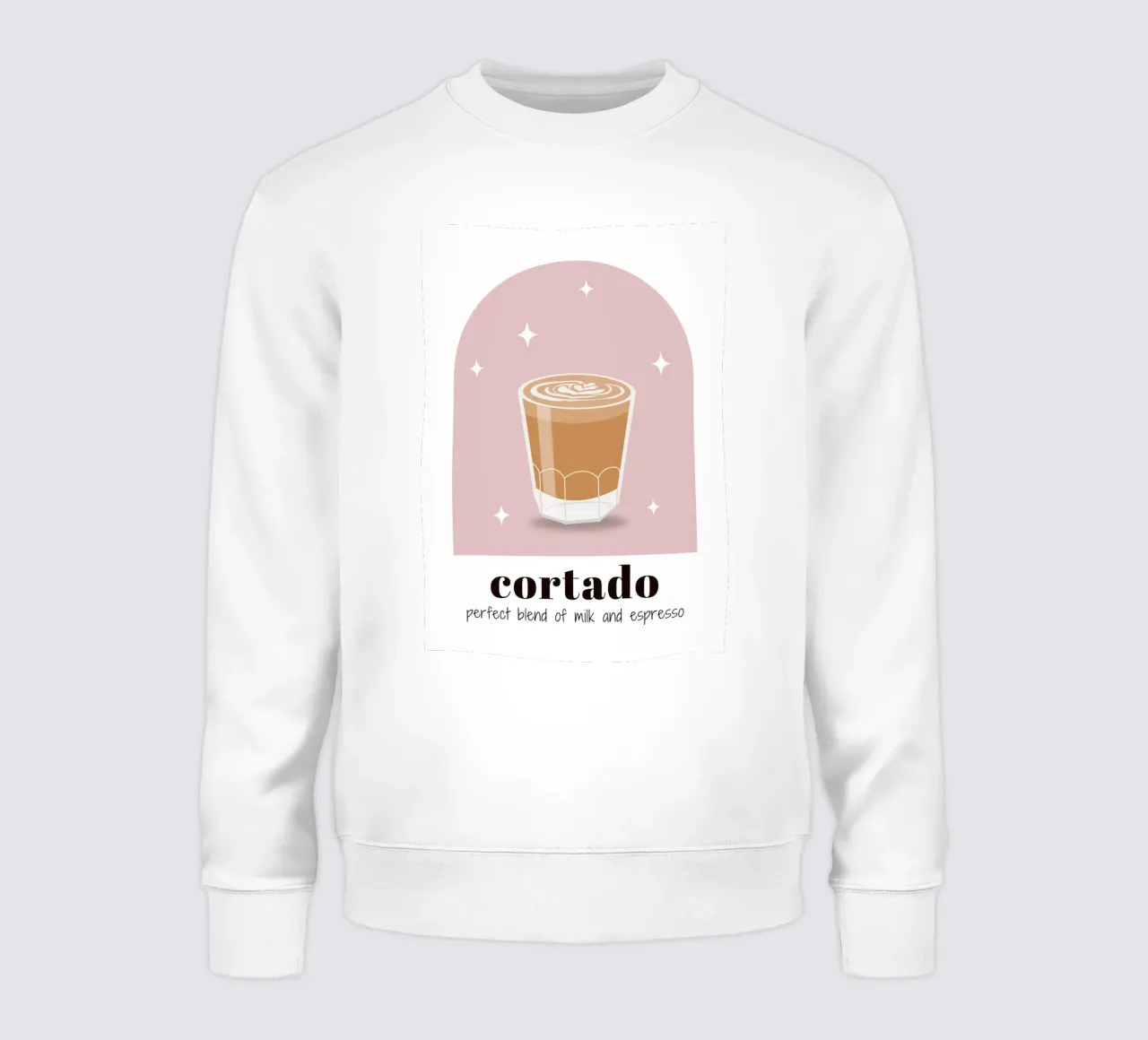 Stampa caffè Cortado, Amante del caffè, Caffeina, felpa da pdigitalprints