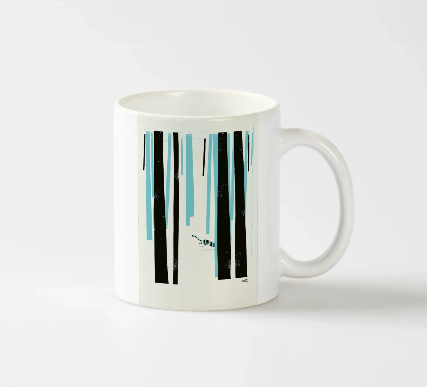 Forest 4 ceramic mug by Pietari Posti