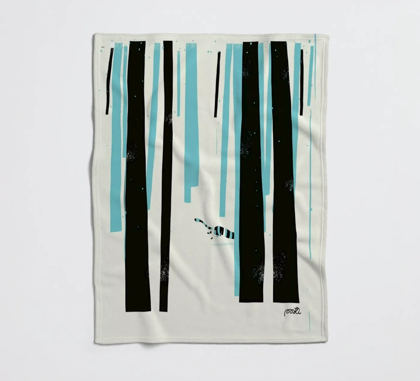 Forest 4 fleecedeken van Pietari Posti