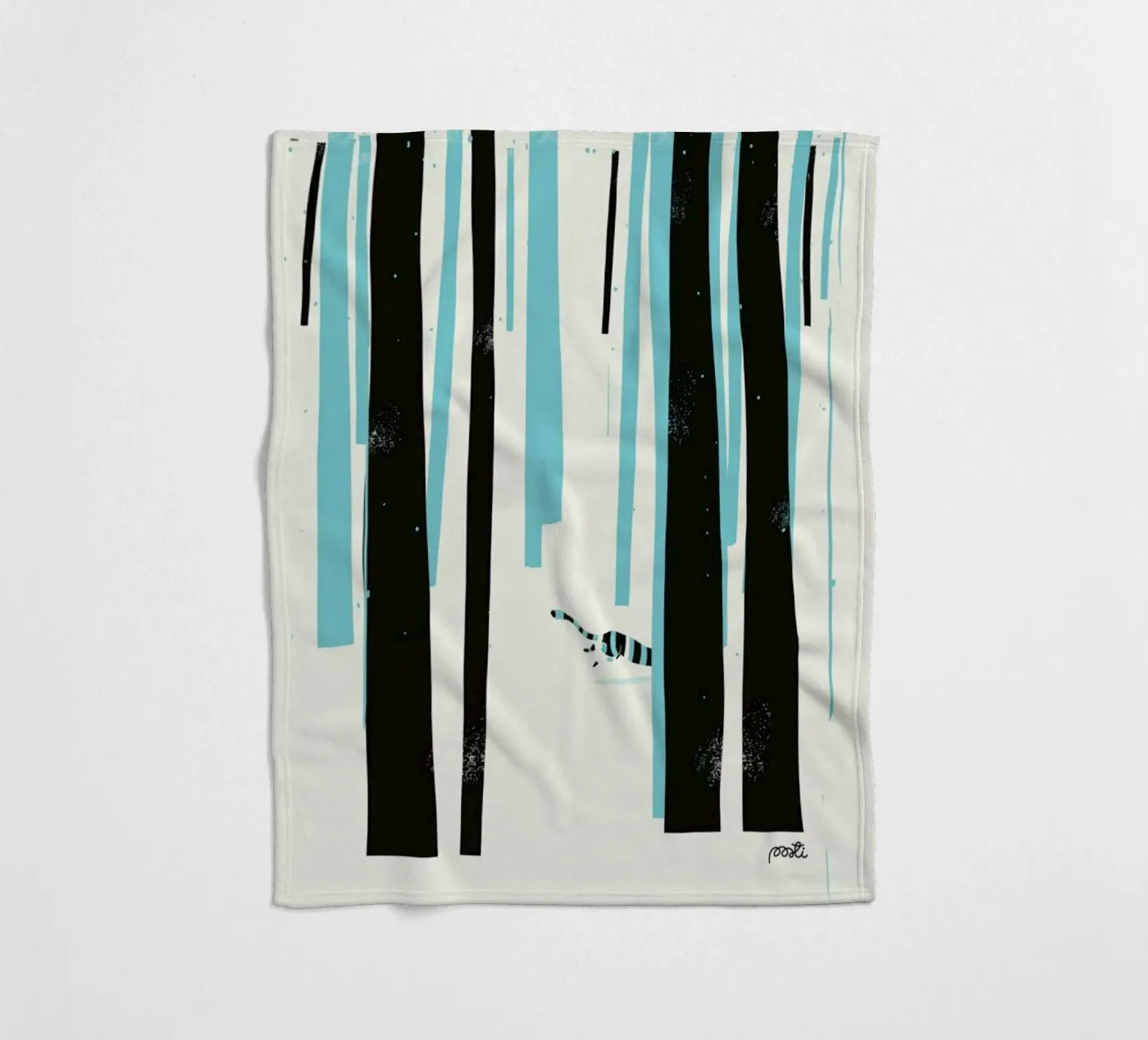 Forest 4 fleecedeken van Pietari Posti