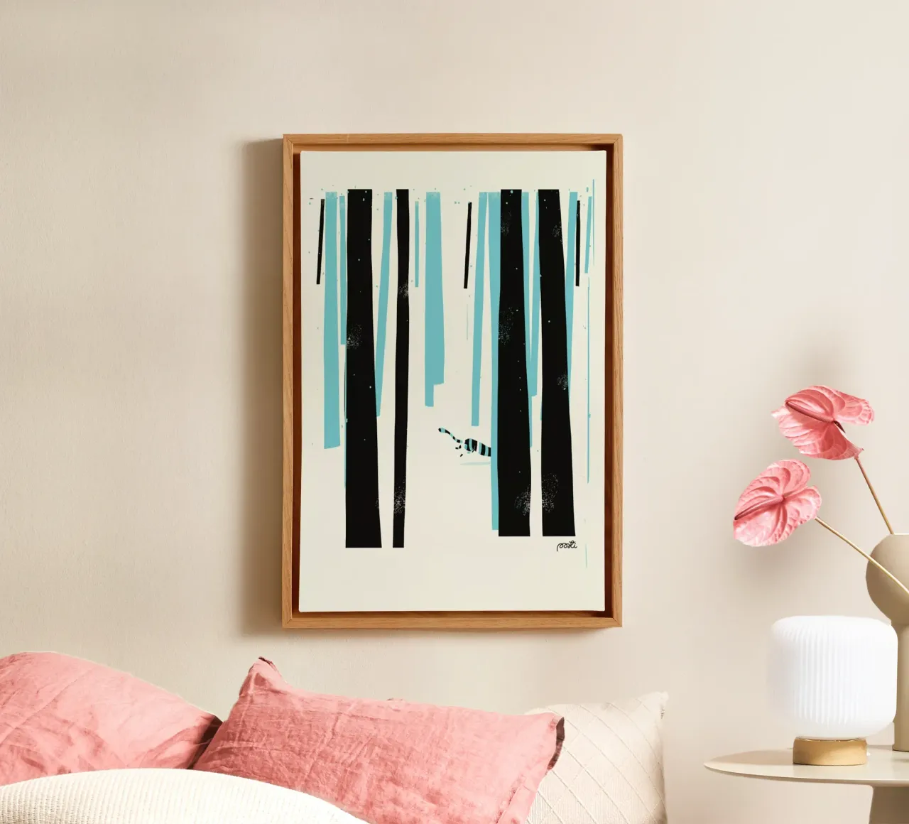 Forest 4 canvas by Pietari Posti