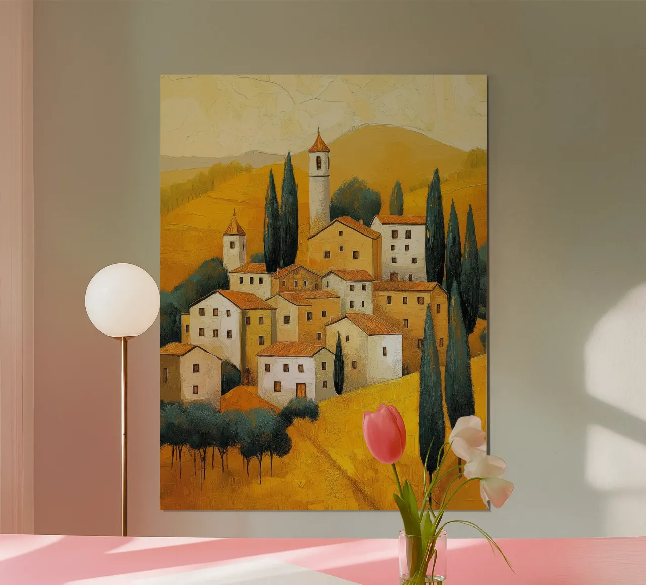 Toscane, Italië poster con telaio in plastica da Imagine