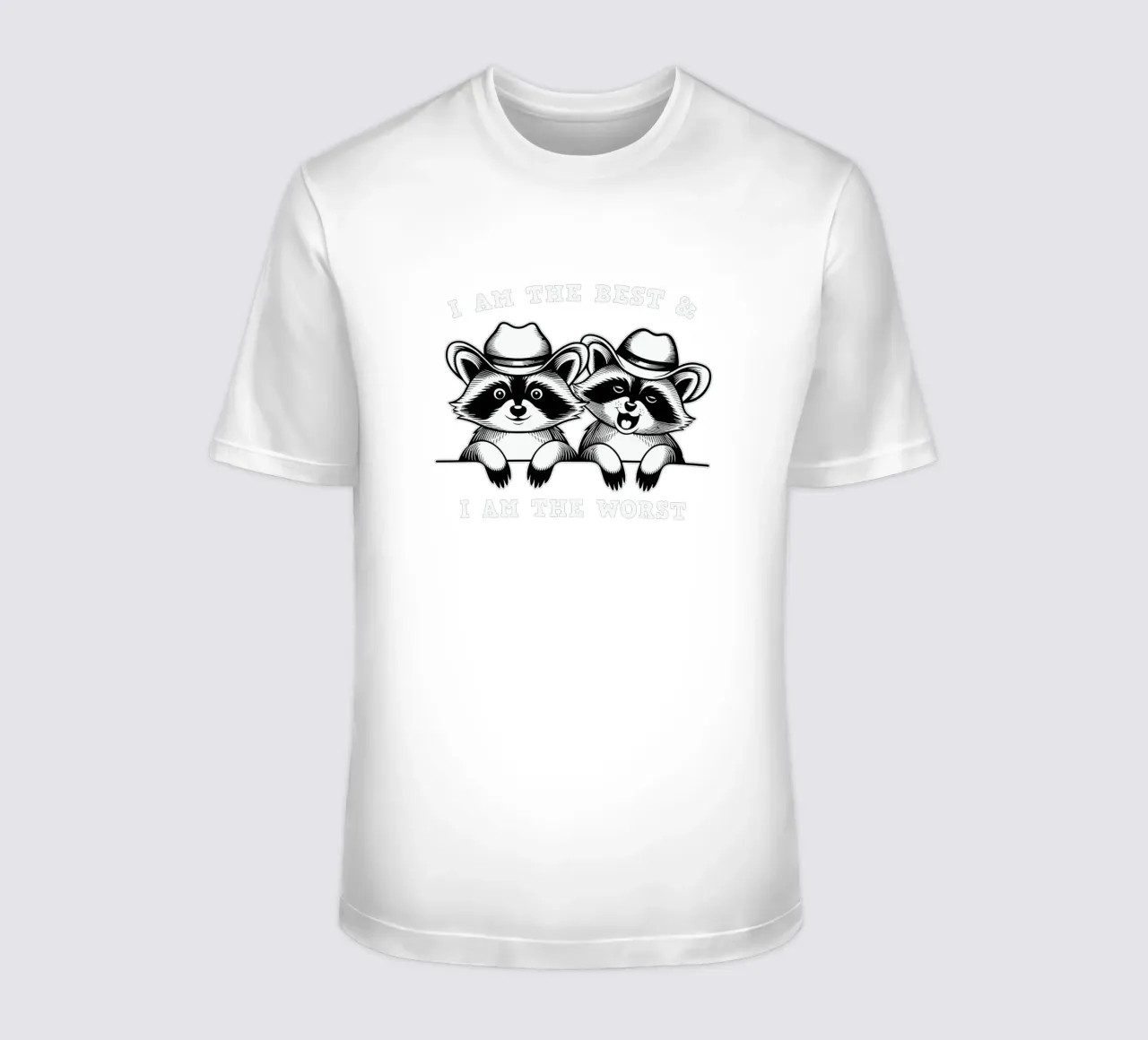 I AM THE BEST & I AM THE WORST t-shirt da edsonramosart