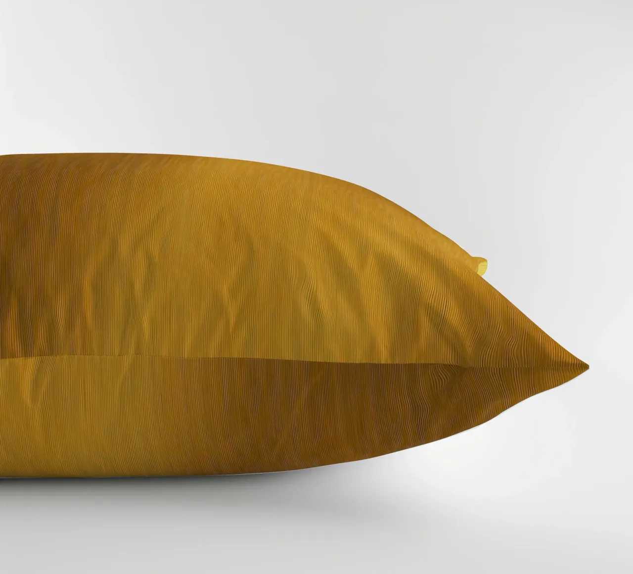 Pure gold | Luxury stripe pattern decorative cushion by Autofocus